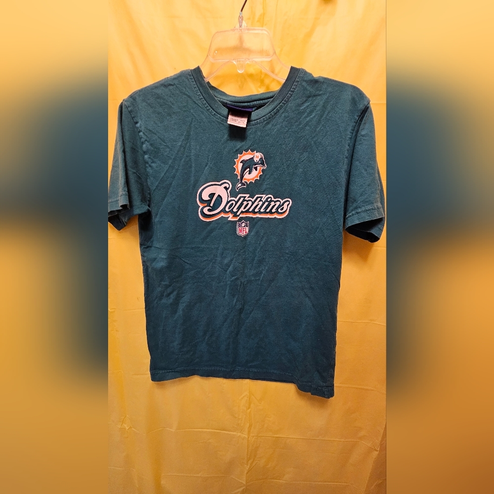 DOLPHINS TSHIRT kids teal L